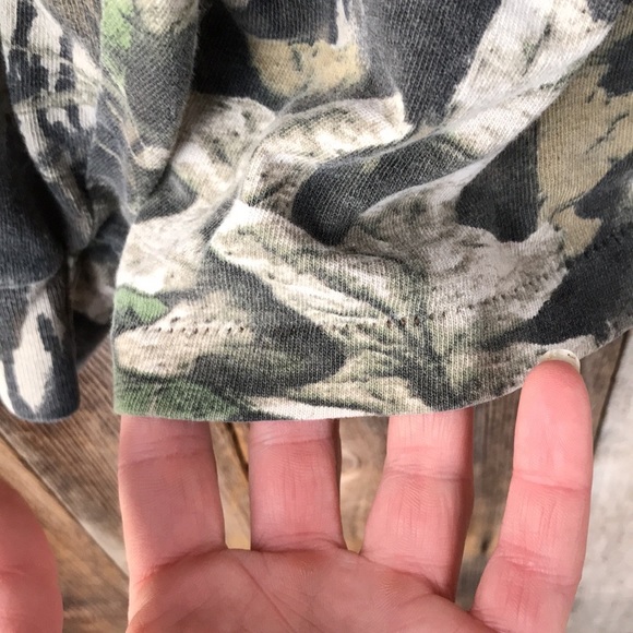VTG Remington Single Stitch Mossy Oak Camo Long Sleeve T-Shirt, 2X - Picture 4 of 8